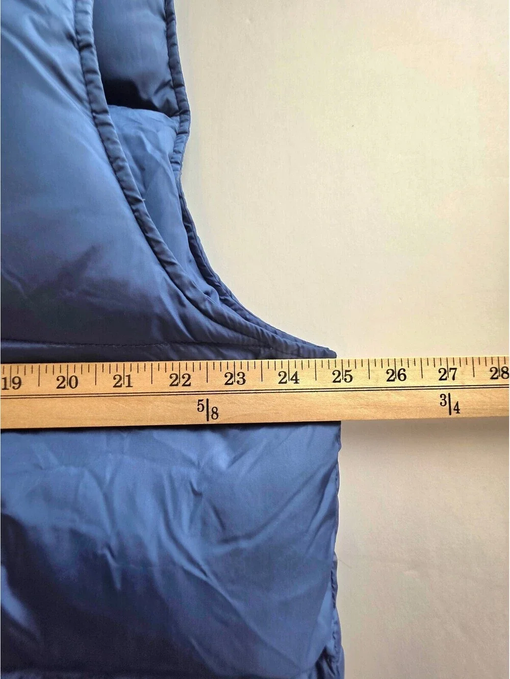 L.L.Bean Vintage 1980s Men's XXL Navy Blue Button Up Goose Down Vest